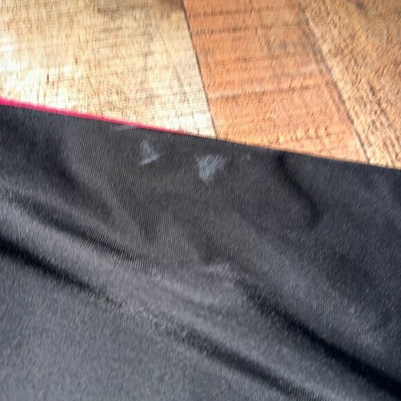 Adidas Women’s Track Pants Size M black w Pink Side Stripes Workout Activewear - Picture 4 of 9